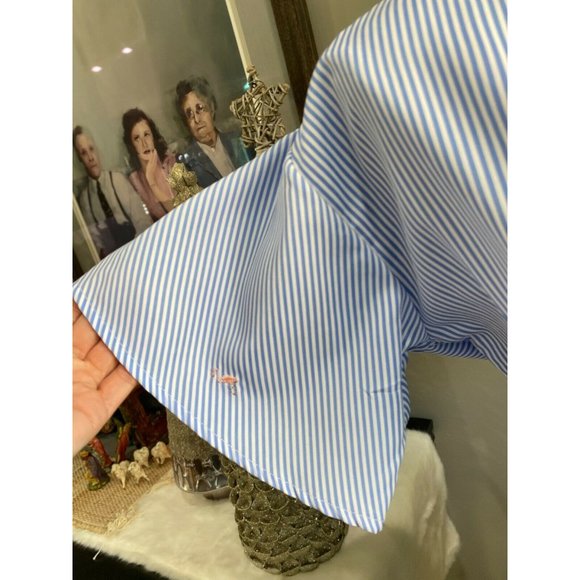 Romeo & Juliet Couture Flamingo Wrap Dress Small - Picture 9 of 11